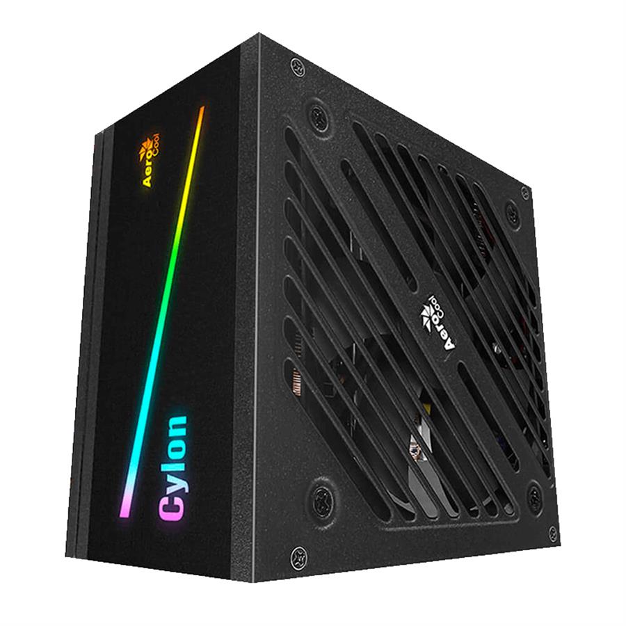 Fuente Aerocool Cylon 500W RGB - 80 Plus Bronze