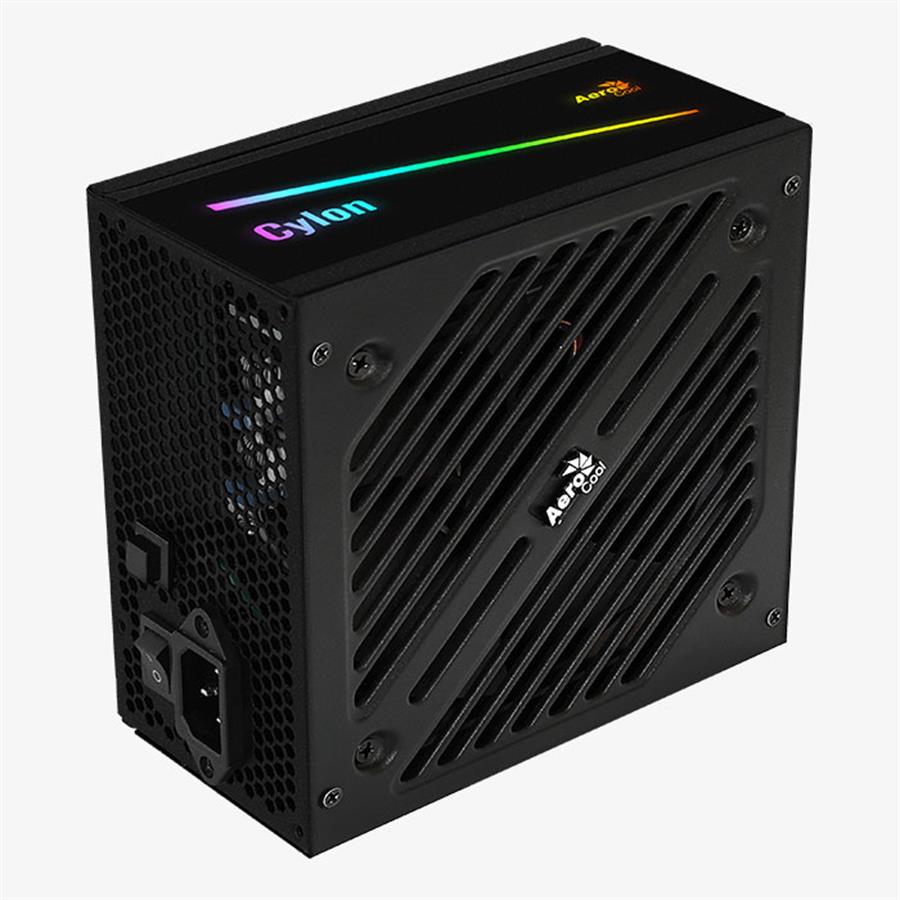 Fuente Aerocool Cylon 600W RGB - 80 Plus Bronze