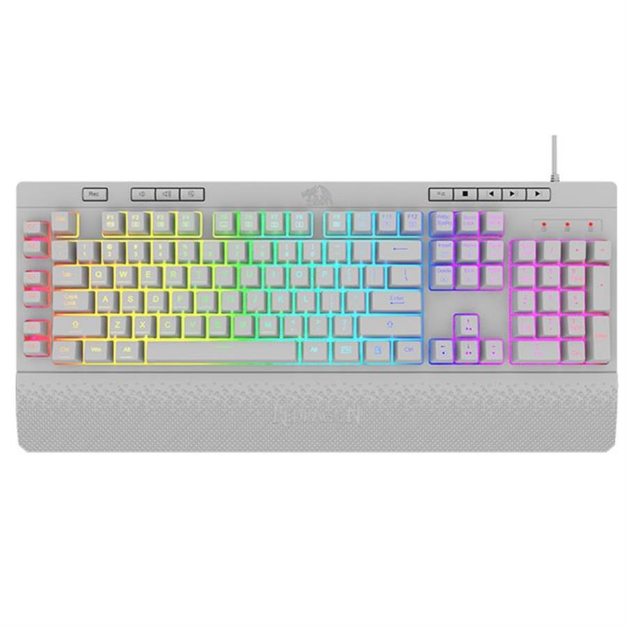 Teclado Redragon K512 RGB Shiva White RGB (K512WRGB-SP)