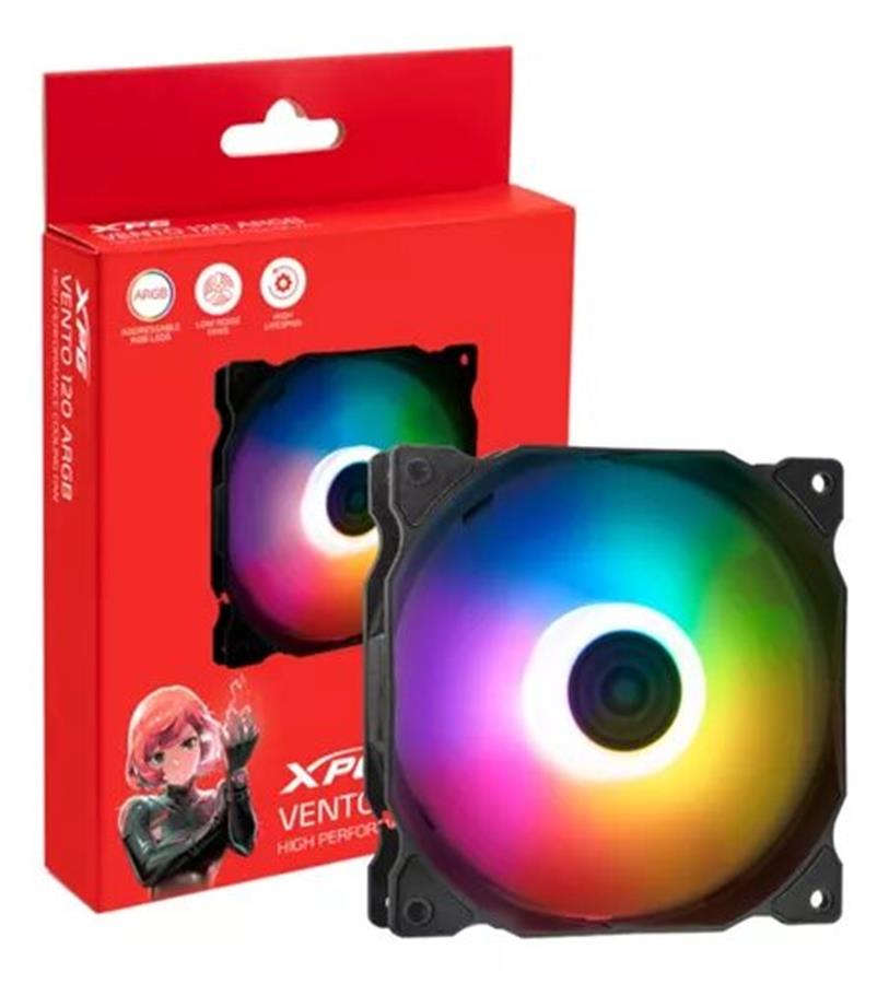 Cooler FAN ADATA Vento 120 ARGB Black