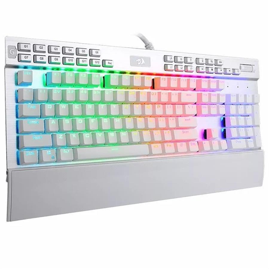 Teclado Redragon K550 RGB Yama White - Purple Switch