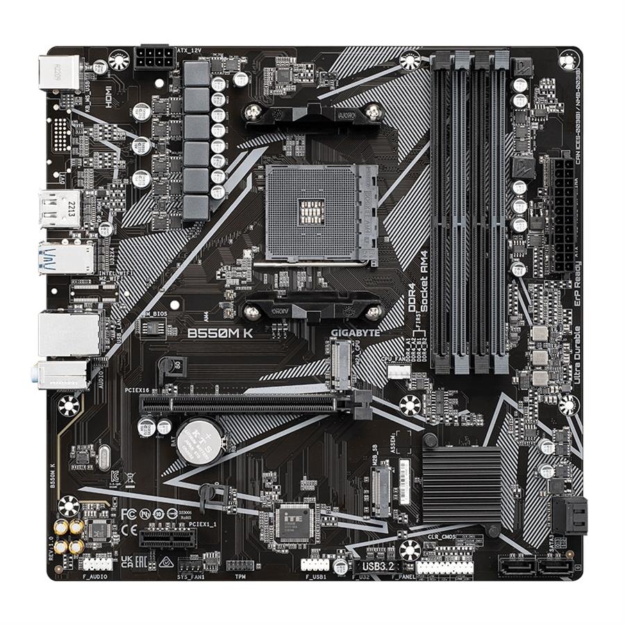Motherboard Gigabyte B550M-K - AM4 AMD