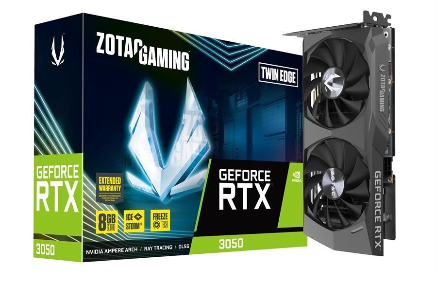 Placa de Video RTX 3050 6GB GDDR6 Zotac Twin Edge OC