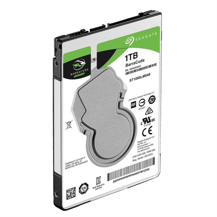 Disco Rígido Seagate Barracuda 1 TB 2.5 (Notebook) ST1000LMD048