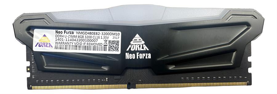 Memoria RAM 8 GB Neo Forza 3200 MHz RGB NOX DDR4