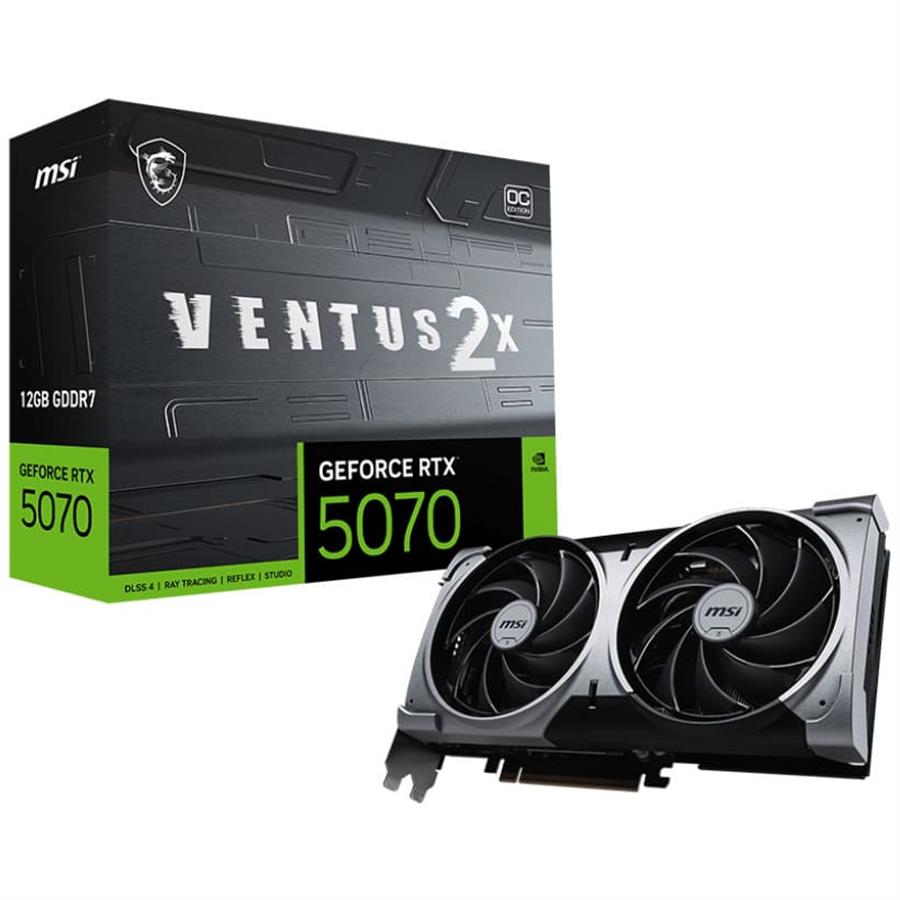 Placa de video RTX 5070 12G VENTUS 2X OC GDDR7