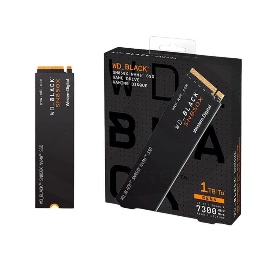 Disco SSD M.2 1 TB WD Black SN850X 7300MB/S NVME WDS100T2X0E