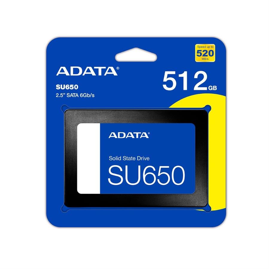 Disco Sólido SSD 512 GB ADATA Ultimate 3D Nand SATA SU650