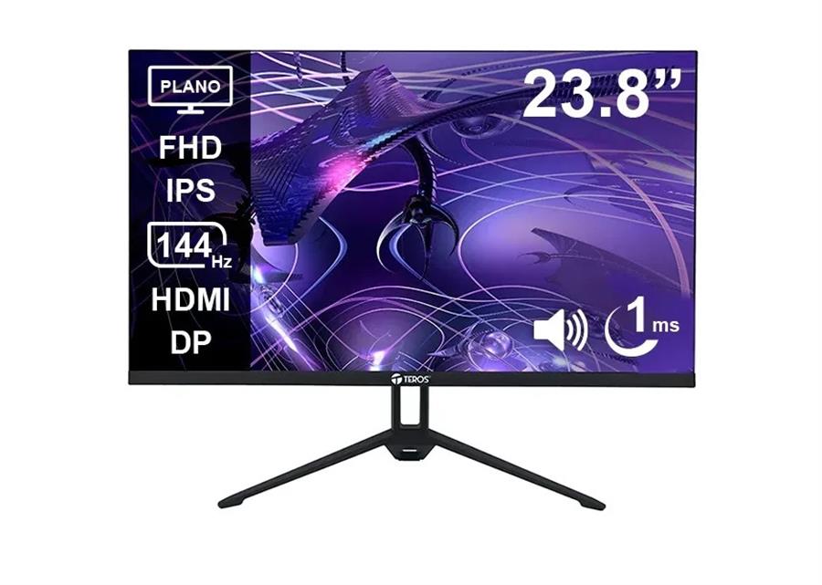 Monitor Teros 24.5" 144Hz FHD IPS 1MS TE-2417S Gaming Ficha USA