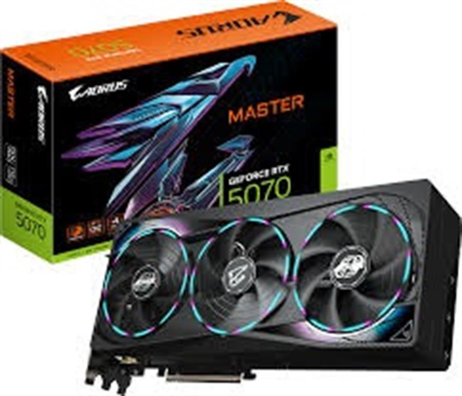 Placa de video RTX 5070 Aorus Master 12 GB
