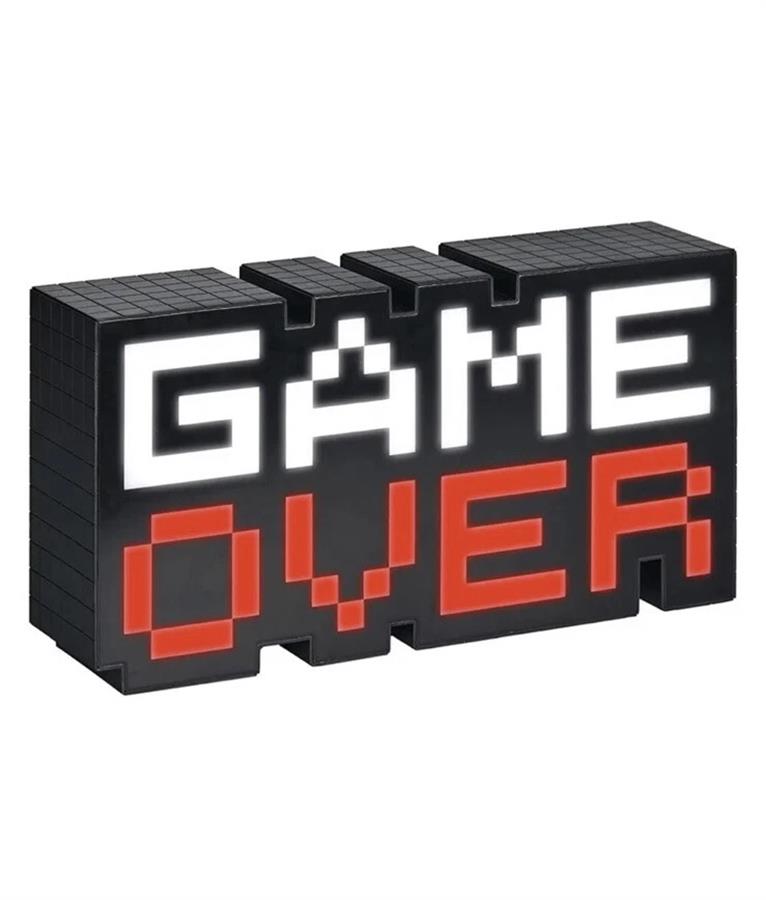 Luz/Cartel de Escritorio 8 Bit Game Over - Reactiva al sonido