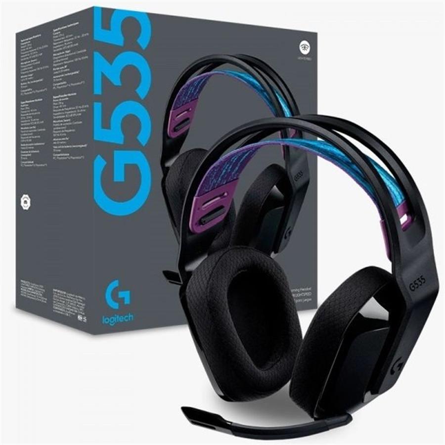 Auricular Gamer Logitech G535 Wireless Ligthspeed c/ Microfono