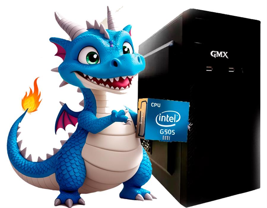 PC Armada Intel Celeron G5905, H470, 8 GB, Gabinete Fuente Kit