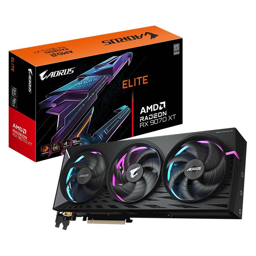 Placa de video RX 9070 XT ELITE 16 GB GIGABYTE
