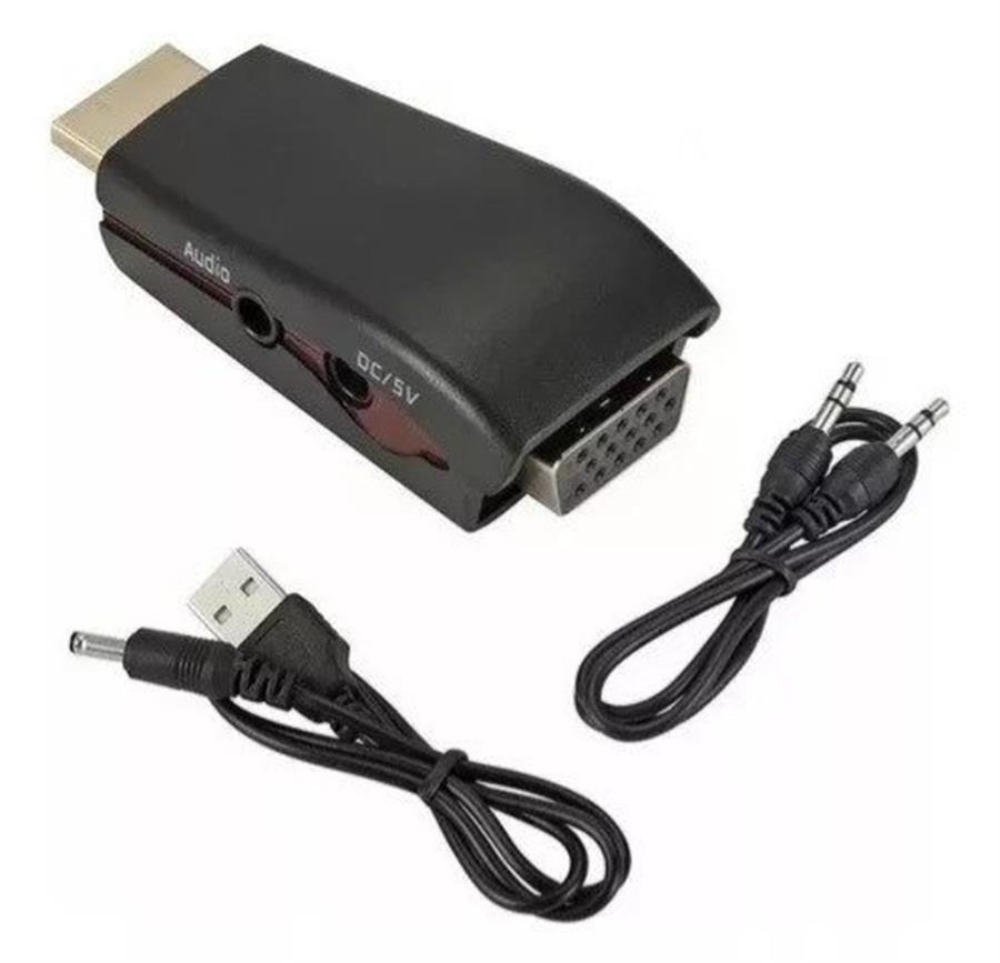 Adaptador HDMI macho a VGA hembra (con cable) - Intco