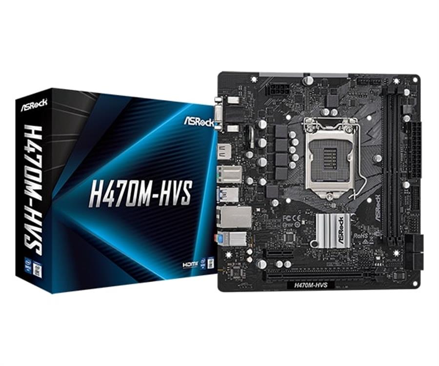 Motherboard Asrock H470M-HVS - LGA1200 Intel 10MA