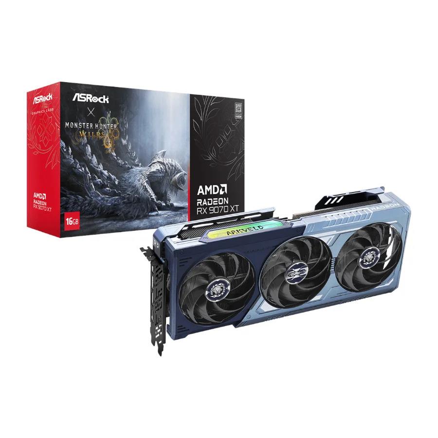 Placa de video RX 9070 XT Asrock Monster Hunter 16GB