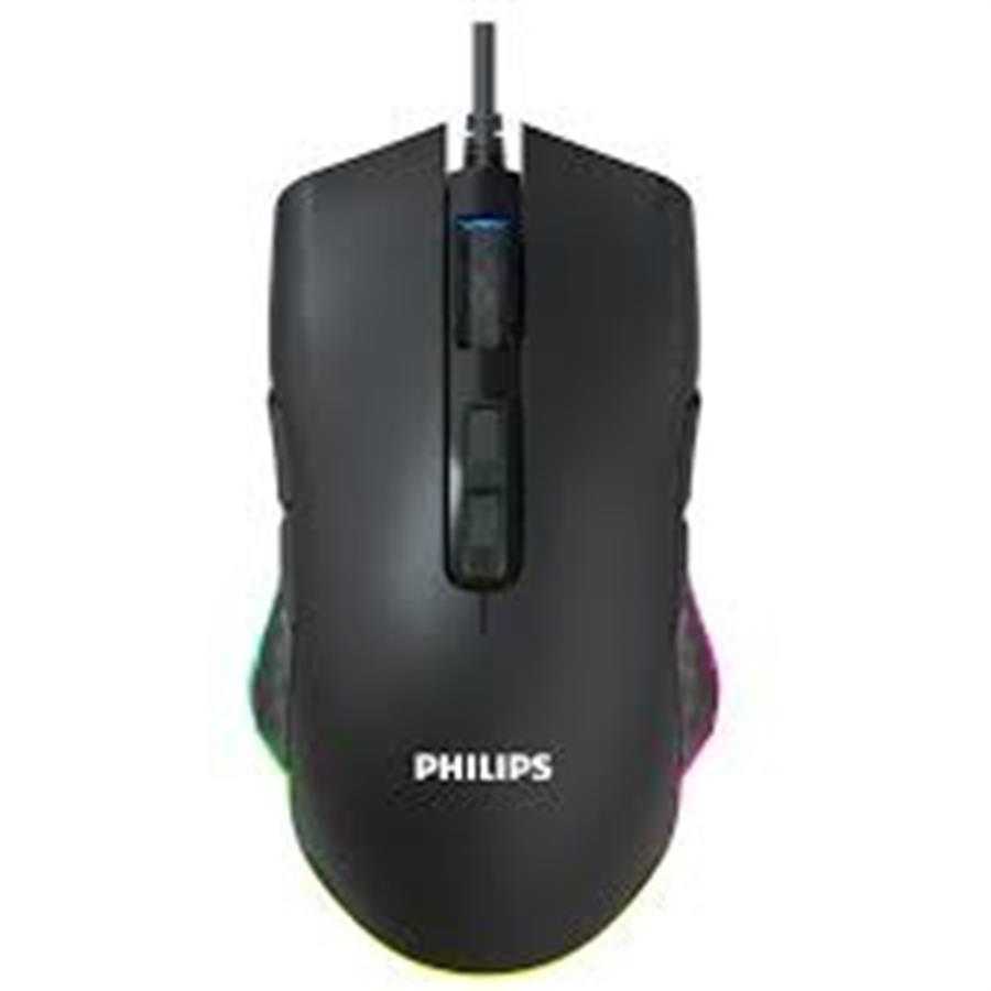 Mouse Philips G201 BL Gaming USB 6400 DPI 8 Keys
