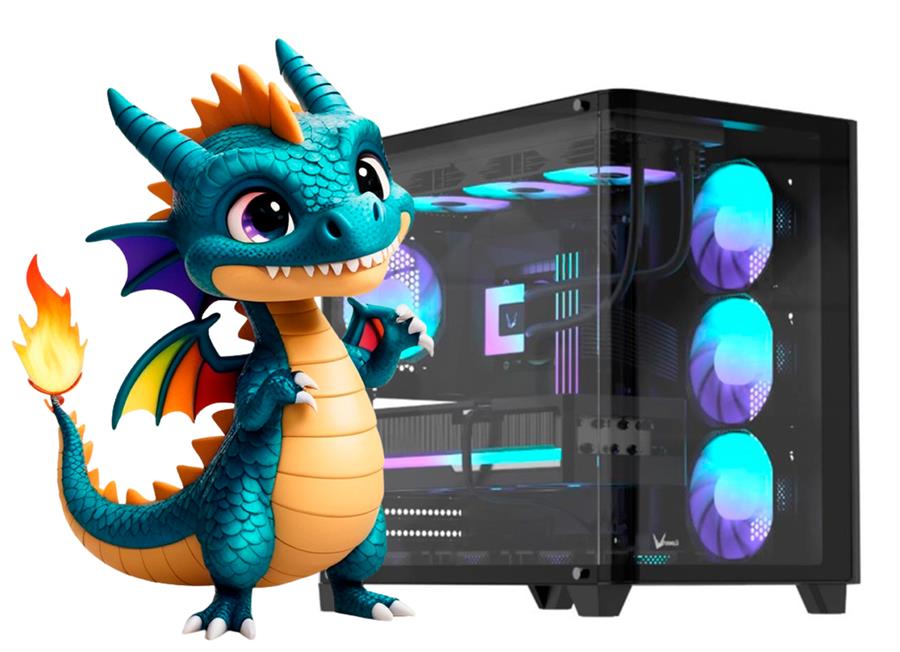 PC Gamer RTX 5060, Ryzen 5 5500, 16 GB, SSD 500 GB