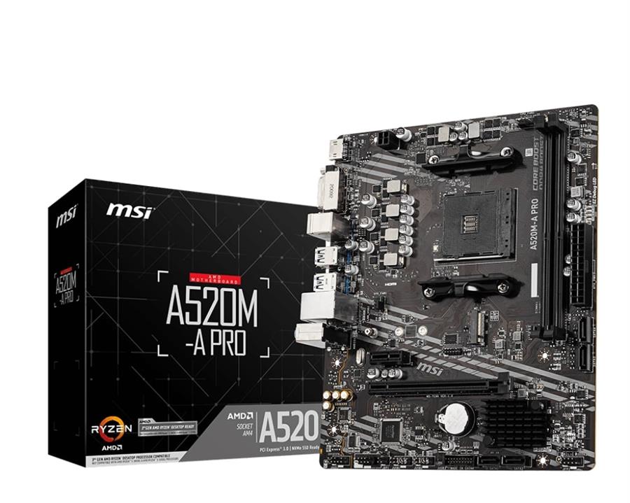 Motherboard MSI A520M-A PRO - AM4 DDR4 M.2