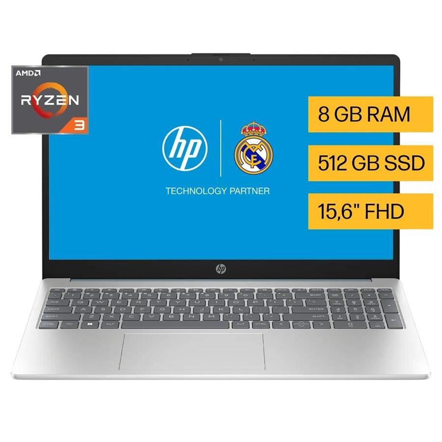 Notebook HP 15-FC0235LA R3-7320U 8GB 512GB 156 FHD W11HSL