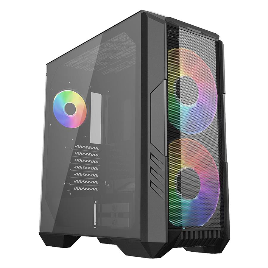 Gabinete Cooler Master HAF 500 X3 FAN ARGB Black - ATX