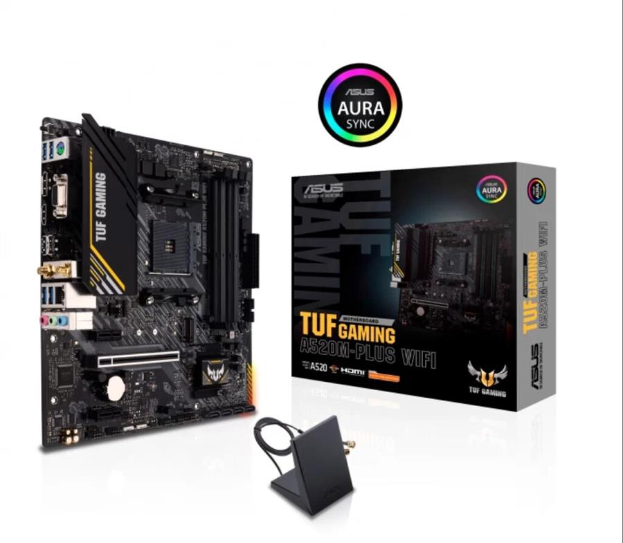 Motherboard Asus Tuf Gaming A520M- PLUS Wi-Fi