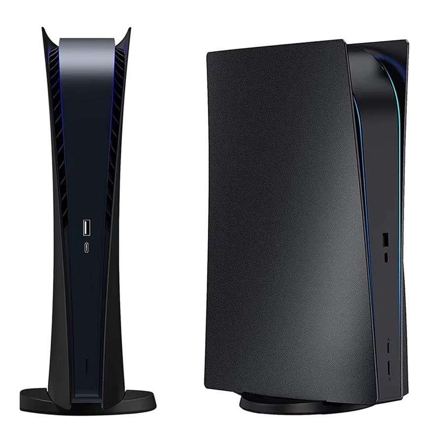 Face Plate para Playstation 5 Digital Color Negra (Placa de Carcasa)