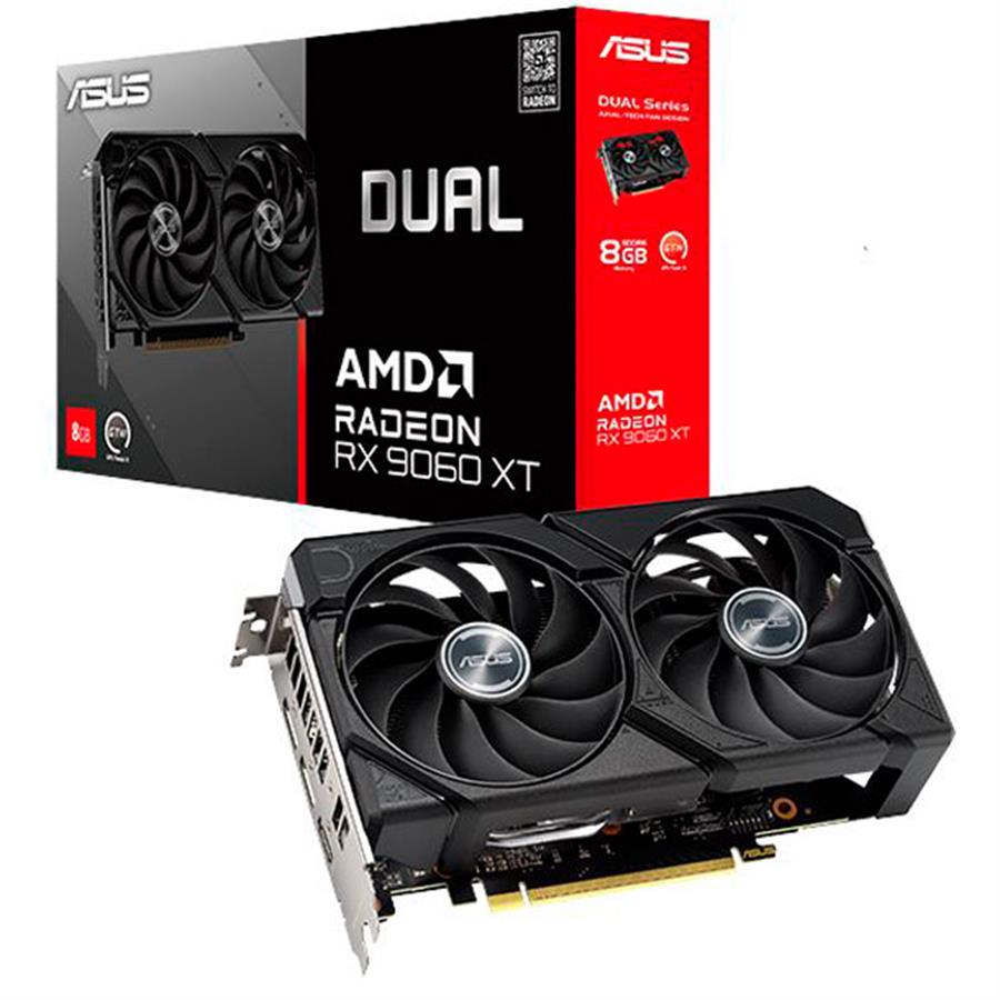Placa de video RX 9060 XT Asus Dual OC 8GB